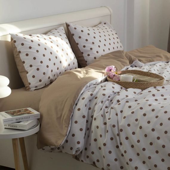 Постільна білизна полуторна ТЕП Happy Sleep Chocolate Dots 2-03794_35236 210х145 см | Зображення 5