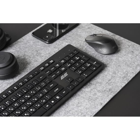 Клавіатура 2E KS260 Wireless Black (2E-KS260WB) | Зображення 1
