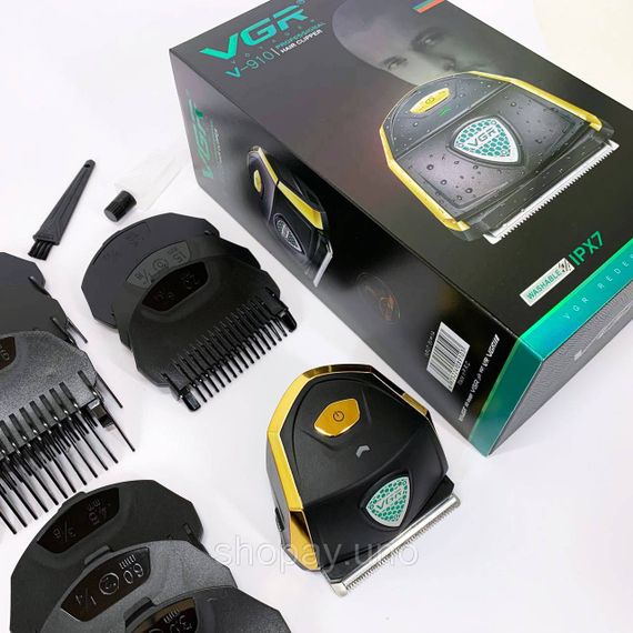 Професійний бездротовий тример VGR V-910, Домашня машинка акумуляторна для стрижки волосся PX-19 | Зображення 7