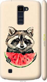 Чохол на LG K10 / K410 Єнотик з кавуном "4605m-349-2448"