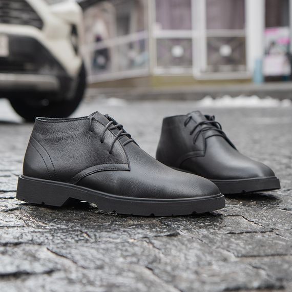 Молодежные мужские ботинки 40 41 42 43 44 45 размер, ботинки утепленные мехом | Зображення 1