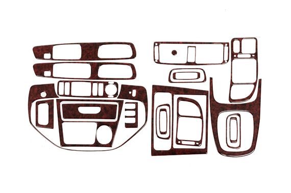 Накладки на панель Карбон для Mitsubishi Galant 1997-2003 рр