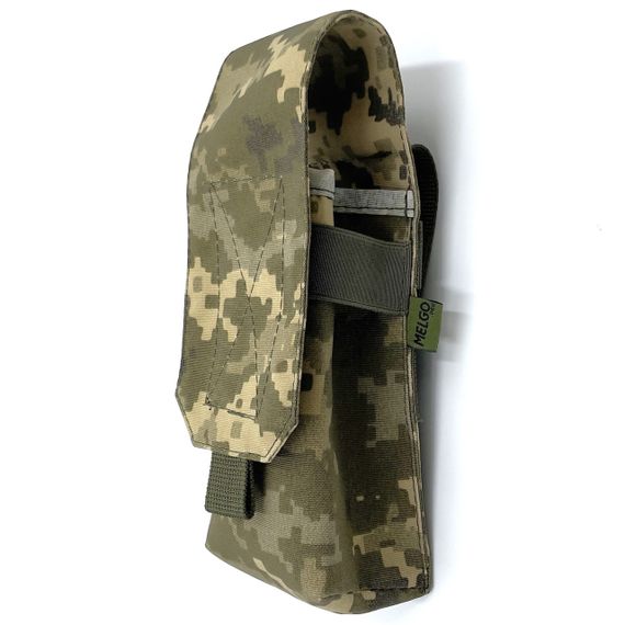 Подсумок на два магазина АК-2 Пиксель ММ-14 (olive) Oxford 1000D Molle закрытый | Зображення 6