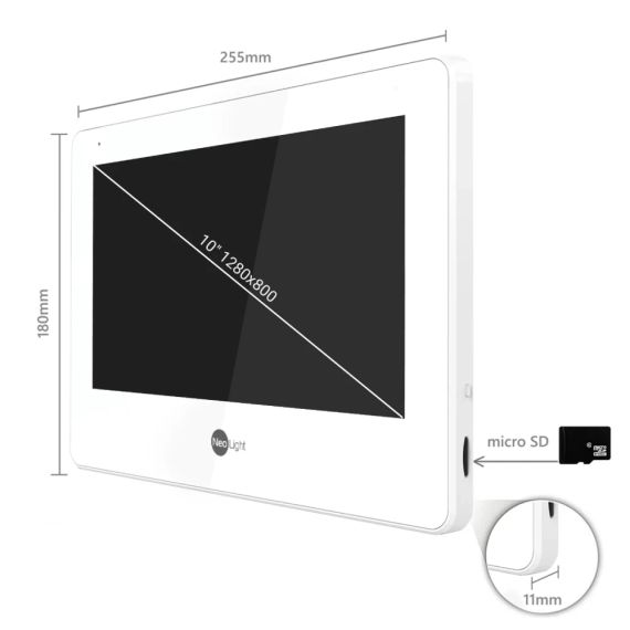 MEZZO Hybrid Black Відеодомофон NeoLight - Монітори | Зображення 1