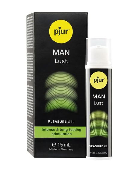 Рідкий вібратор для чоловіків pjur MAN Lust, 15 мл, з ефектом мурашок