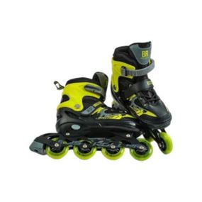 Ролики з переднім колесом 38-42р устілка 24,5-26,5см колеса PU d 7см 61150-L Best Roller Чорні з