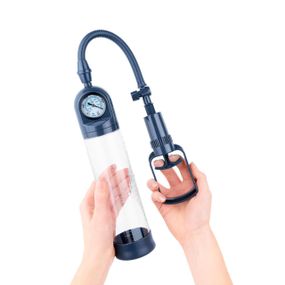Вакуумна помпа для пеніса Boners Penispump With Pressure Gauge Sex Aura