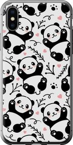 Чехол на iPhone XS Панды "4318u-1583-17620"