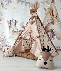 Детский вигвам палатка домик для девочек БОН БОН Олененок 180 см