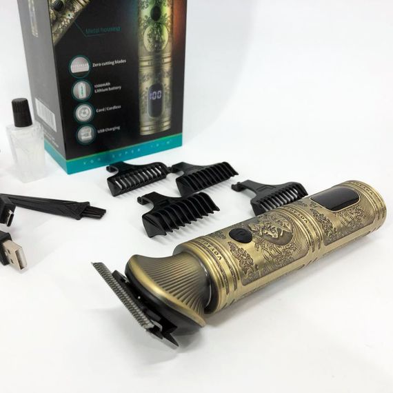 Бритва для бороды VGR V-962, Машинка для стрижки головы, Триммер беспроводной, Электромашинка AI-879 для волос | Зображення 9