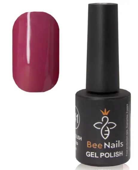 Гель-лак для ногтей Bee Nails 161 (жженная умбра) 8мл | Зображення 1