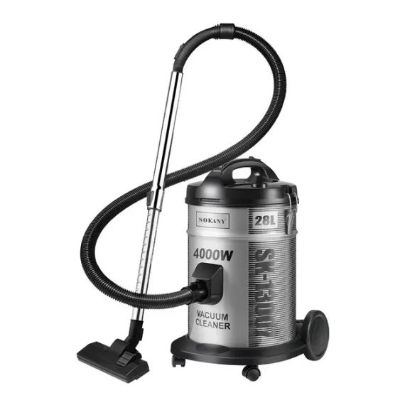 Професійний пилосос SOKANY SK-13007 / Сталь з мішком на 28 літрів потужна циклонна дія 4000 Вт