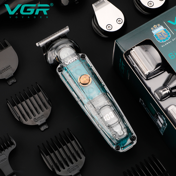 Набір для стрижки VGR 6 в 1 V-102, 14 насадок, LED дисплей | Зображення 4