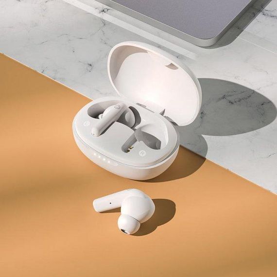 Беспроводные (Bluetooth) Наушники Hoco ES54 Gorgeous TWS White | Зображення 2