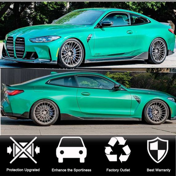 Накладки на пороги V1 (для G82/G83, Карбон) для BMW 4 серия G22/23/26 2020- гг | Зображення 1