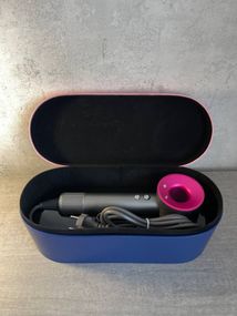 Фен  Super Hair Dryer рожевий з іонізацією та турборежимом з кесом на 1 насадку