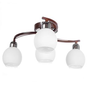 Люстра потолочная для кухни E14 40W BR (LK-286C/4)