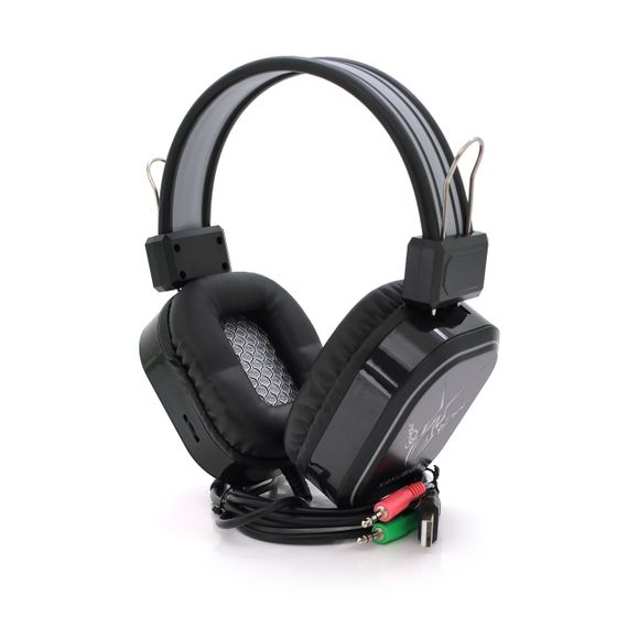 Игровые наушники с микрофоном iKAKU KSC-581 ZHANLONG, Black-Silver