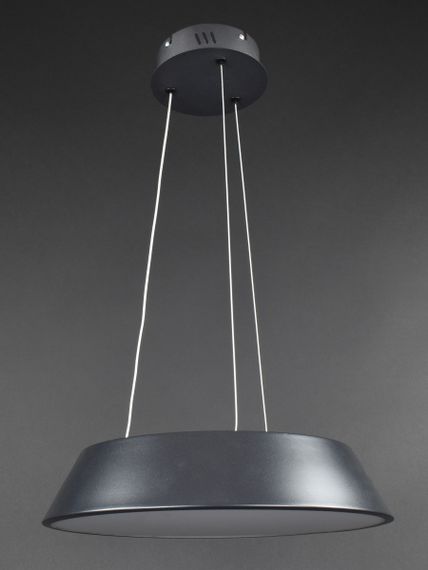 Люстра світлодіодна підвісна LED світильник для квартири на стелю лед з пультом 27567 Чорний 20-90х40х40 см.