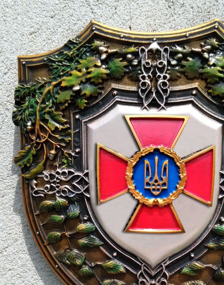 Объемная картина Емблема Вооруженных Сил Украины 17х19см | Зображення 3