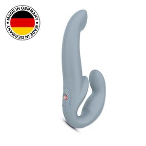 Безремневой страпон с вибрацией Fun Factory SHARE VIBE PRO cool grey (мятая упаковка!!!) Sex Aura