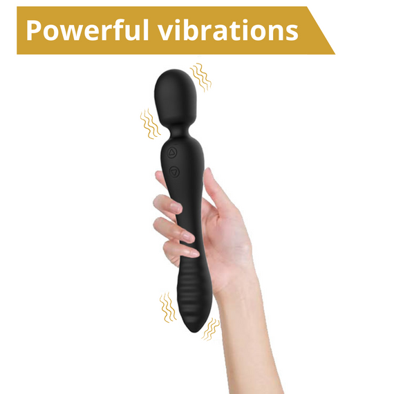 Вібратор - Erospace Sweet Play Wand & Vibrator 2in1 A8 Sex Aura | Зображення 4