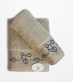 Подарочный набор полотенец Pupilla Pedro v1 Bej