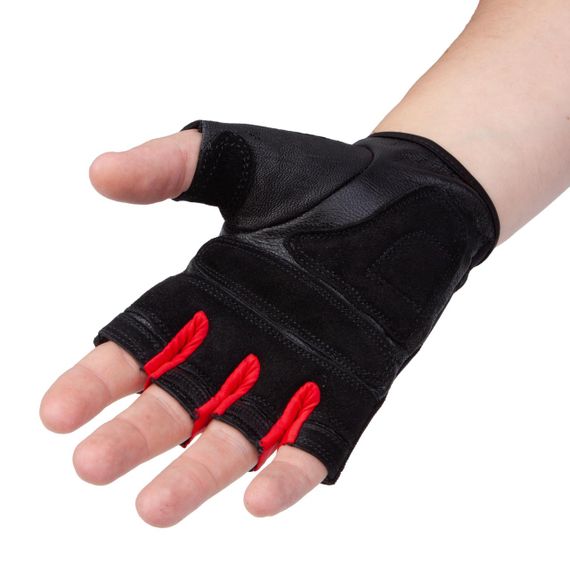 Рукавички для фітнесу PowerPlay 2222 Чорні L | Зображення 6