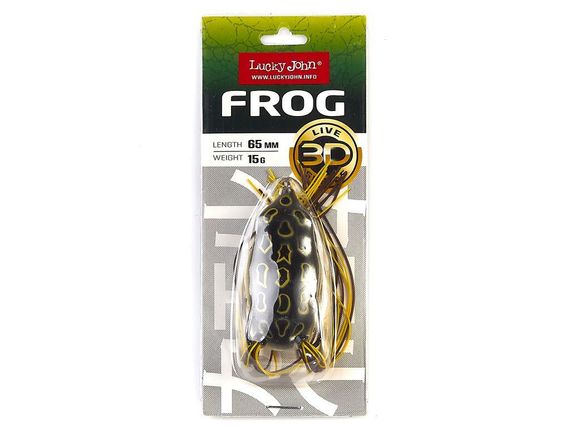 Приманка мягкая LJ Лаки Джон 3D Series FROG 2.6in (06.50)/004 1шт. | Зображення 2