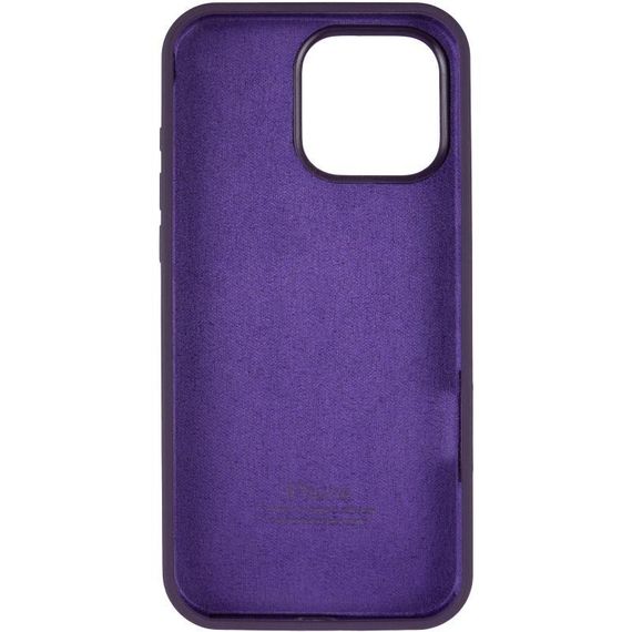 Чехол Silicone Case Full Protective (AA) для Apple iPhone 14 Pro (6.1") Фиолетовый / Elderberry | Зображення 2