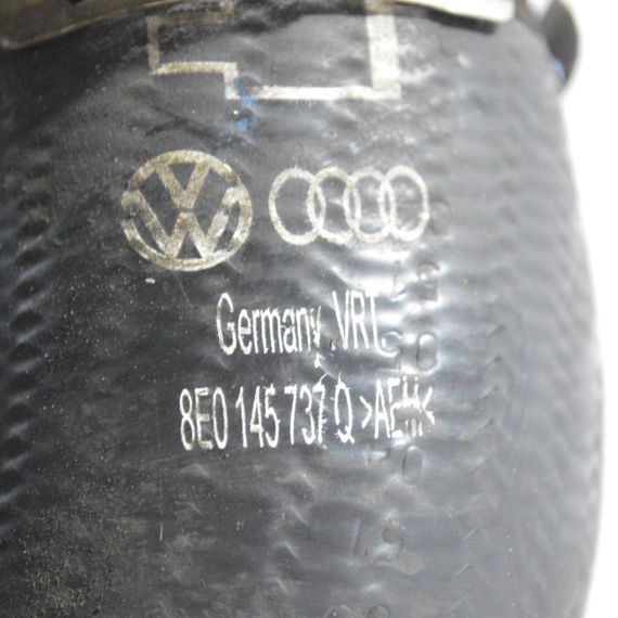 Патрубок інтеркулера лівий 2.0 TFSI Audi A4 B7 A6 C6 2004-2008 Шланг провід турбіни Ауді а4 б7 а6 ц6 8E0145737Q | Зображення 3