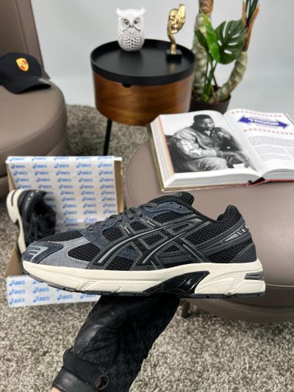 Чоловічі кросівки  ASICS Gel-1130 Black Dark Grey весна / літо / осінь A3776 46 | Зображення 4
