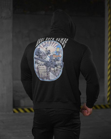 Худі maklin Далі Бога Немає black НП4880