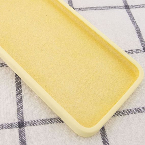 Чохол Silicone Case Square Full Camera Protective (AA) для Apple iPhone 11 Pro (5.8") Жовтий / Mellow Yellow | Зображення 2