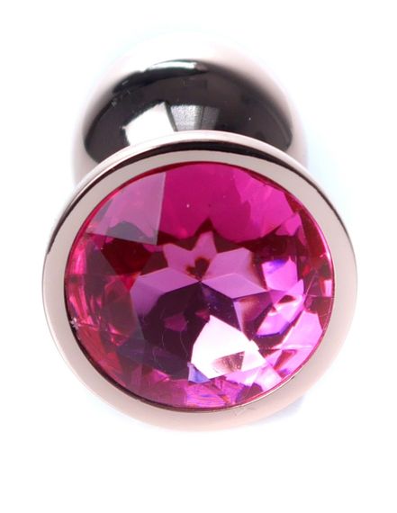 Анальний затор Boss Series - Jewellery Red Gold PLUG Pink S, BS6400107 sexstyle | Зображення 1