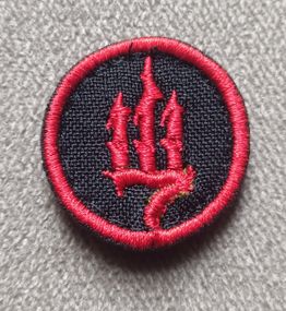 Шеврон 30мм (черный)