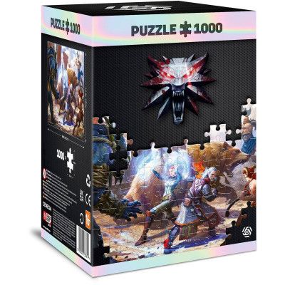 Пазл GoodLoot Witcher: Geralt & Triss in Battle 1000 элементов (5908305233619) - Топ Продаж!