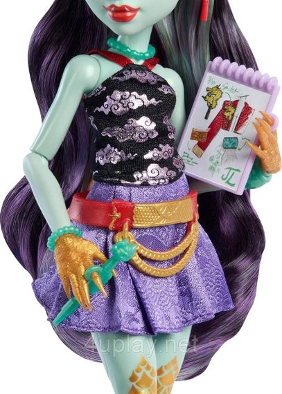Кукла Монстер Хай Джинафайр Лонг Monster High Jinafire Long Doll Dragon G3 Монстро-классика Mattel | Зображення 4