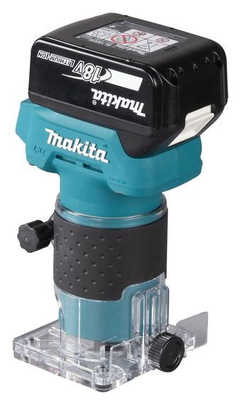 Фрезер акумуляторний Makita DRT52Z (6 мм, 30000 об/хв, BL, LXT 18 В, без акумулятора та зарядного пристрою) | Зображення 4