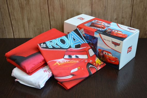 Постільна білизна TAC Disney 160×220 см Cars Shiny Road | Зображення 2