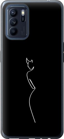 Чехол на Oppo Reno6 Z Силуэт1 "4590u-2477-17620"