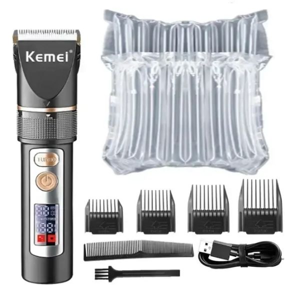 Акумуляторна машинка для стрижки волосся Kemei KM-5073 | Зображення 1