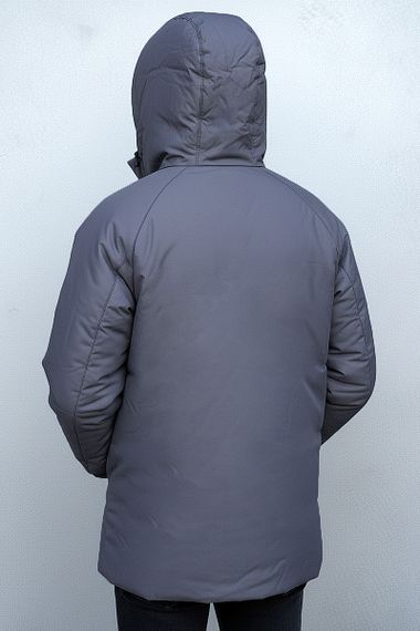 Чоловічий Пуховик Sun`s House  розмір: 2XL Темно-сірий (арт. RC-RW-6-dark-grey) | Зображення 3