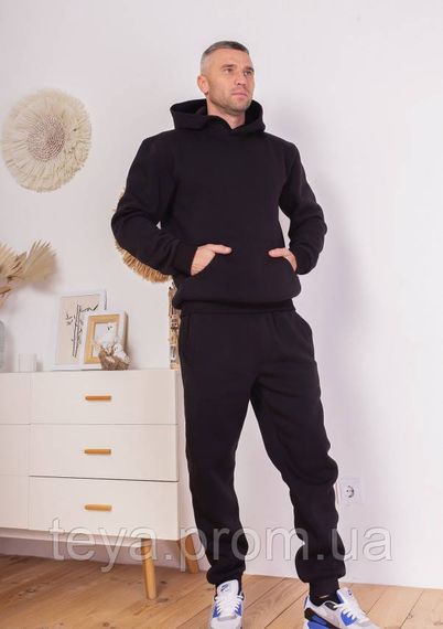 Спортивний костюм колір чорний розміри S, L, XL, M, XXL, 3XL FI_004535 | Зображення 1