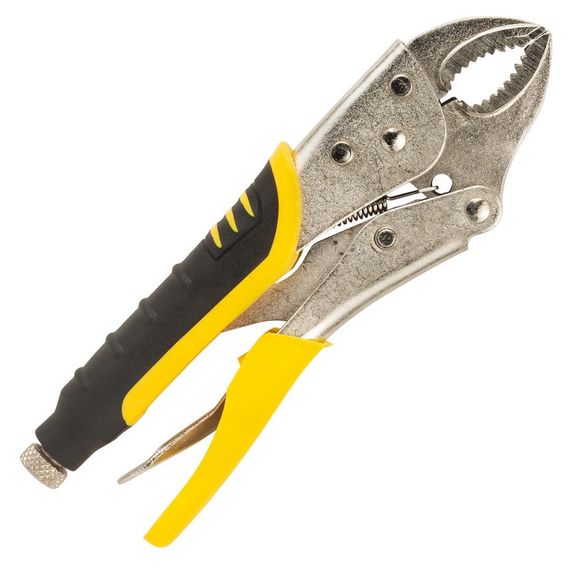 Кліщі Sigma затискні універсальні напівкруглі 180мм CrV (4340251) | Зображення 1