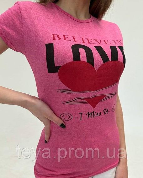 Футболка для жінок колір малиновий FI_007609 | Зображення 3