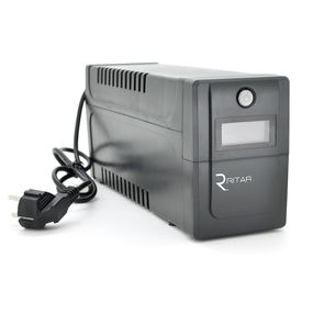 ДБЖ Ritar RTP800 (480W) Proxima-D, LCD, AVR, 3st, 2xSCHUKO socket, 1x12V9Ah