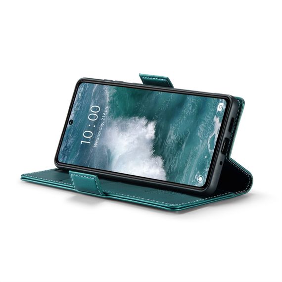 Шкіряний чохол-книжка Retro Case для Xiaomi Redmi Note 13 Pro 5G / Poco X6 колір Зелений | Зображення 2