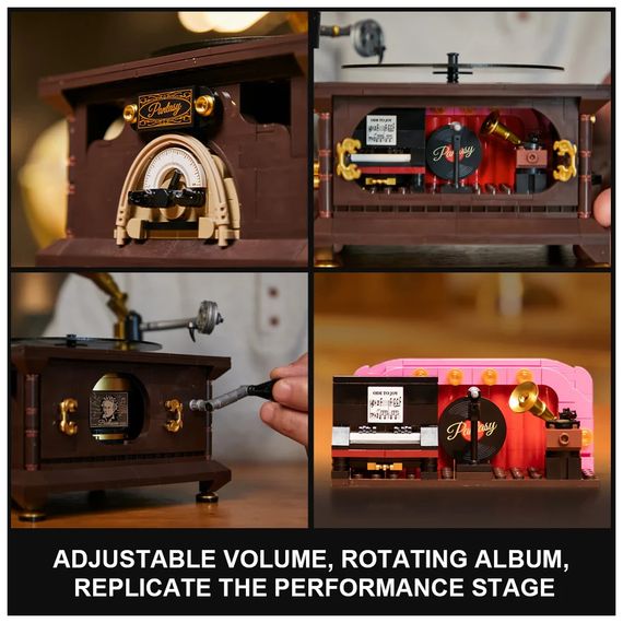 Конструктор Pantasy Original - Retro Ретро-грамофон (85009) | Зображення 1