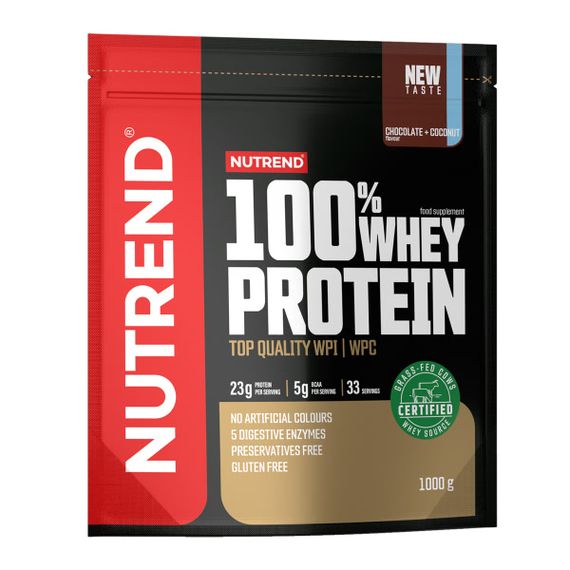 Протеин Nutrend 100% Whey Protein 1000g (Chocolate + coconut)